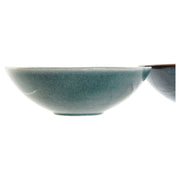 Suppenteller DKD Home Decor Blau Grau Steingut (2 pcs) (23 x 23 x 7.3 cm)