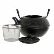 Teekanne DKD Home Decor Schwarz Silber Eisen (18.5 x 16 x 17 cm) (2 pcs) (1200 ml)