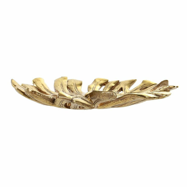 Schale DKD Home Decor Golden Harz (24 x 19 x 2.7 cm) (24,5 cm) (24 x 19 cm)