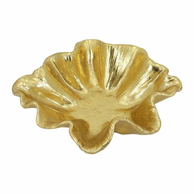 Schale DKD Home Decor Golden Harz (19 x 16.5 x 5.4 cm)