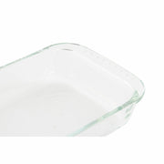 Ofenpfanne DKD Home Decor Durchsichtig Borosilikatglas (25.8 x 15 x 4.5 cm)