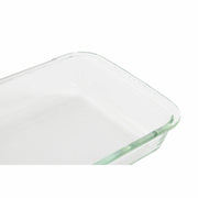 Ofenpfanne DKD Home Decor Durchsichtig Borosilikatglas (35 x 21.5 x 6 cm)