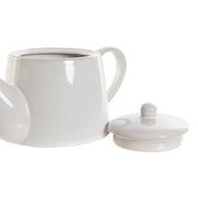 Teekanne DKD Home Decor Porzellan Weiß (22,5 x 13 x 13 cm)