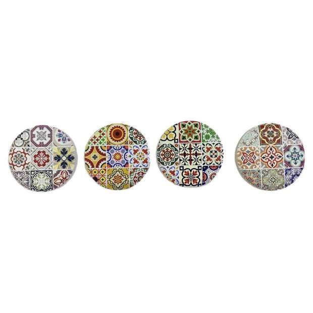 Untersetzer DKD Home Decor grün Kork Dolomite (4 Stücke)