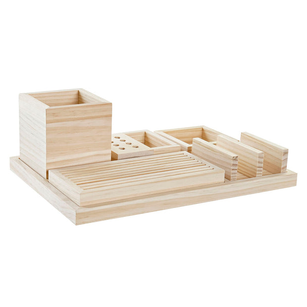 Organisers DKD Home Decor Wood (35 x 23 x 12 cm)