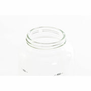 Ölfläschchen DKD Home Decor Durchsichtig Edelstahl Borosilikatglas (500 ml) (6.5 x 6.5 x 24.5 cm)