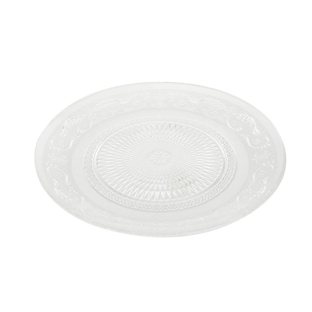 Flad plade DKD Home Decor Kristall Durchsichtig (25 x 25 x 1 cm)