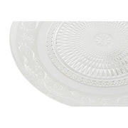 Flad plade DKD Home Decor Kristall Durchsichtig (25 x 25 x 1 cm)