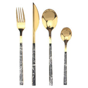 Besteckset DKD Home Decor Marmor (16 pcs)