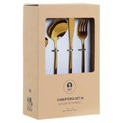 Besteckset DKD Home Decor Marmor (16 pcs)