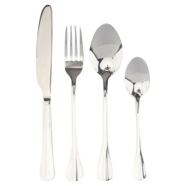 Besteckset DKD Home Decor Edelstahl Silber (16 pcs)