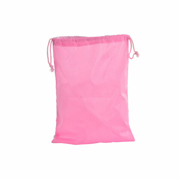 Backpack with Strings DKD Home Decor Polyester White Light Pink (2 pcs) (30 x 5 x 40 cm)