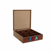 Teebox DKD Home Decor Holz MDF (24 x 24 x 7 cm)