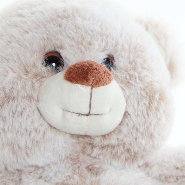 Fluffy toy DKD Home Decor Beige Brown Polyester Bear (20 x 10 x 20 cm) (2 pcs)