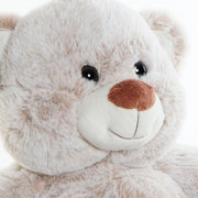 Fluffy toy DKD Home Decor Beige Brown Polyester Bear (2 pcs) (20 x 10 x 30 cm)