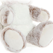 Fluffy toy DKD Home Decor Beige Polyester Rabbit (25 x 15 x 25 cm)