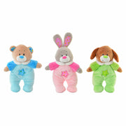Rattle Cuddly Toy DKD Home Decor animals (3 pcs)