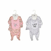 Gift Set for Babies DKD Home Decor 0-6 Months Cotton (33 x 1 x 30 cm) (6 pcs) (2 pcs)
