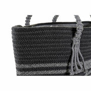 Bag DKD Home Decor Grey Cotton (48 x 16 x 36 cm)