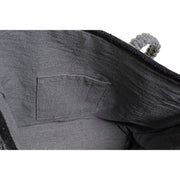 Bag DKD Home Decor Grey Cotton (48 x 16 x 36 cm)