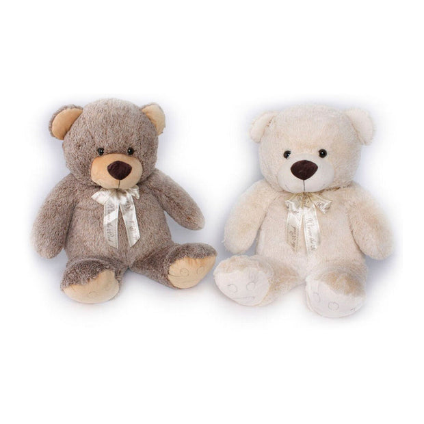 Teddy Bear DKD Home Decor Beige Brown Polyester Bear (42 x 54 x 50 cm) (2 Units)