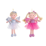 Rag Doll DKD Home Decor Fairy (20 x 7 x 35 cm) (2 pcs)