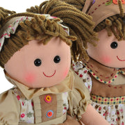 Rag Doll DKD Home Decor Dress (24 x 10 x 35 cm) (2 pcs)