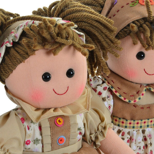 Rag Doll DKD Home Decor Dress (24 x 10 x 35 cm) (2 pcs)
