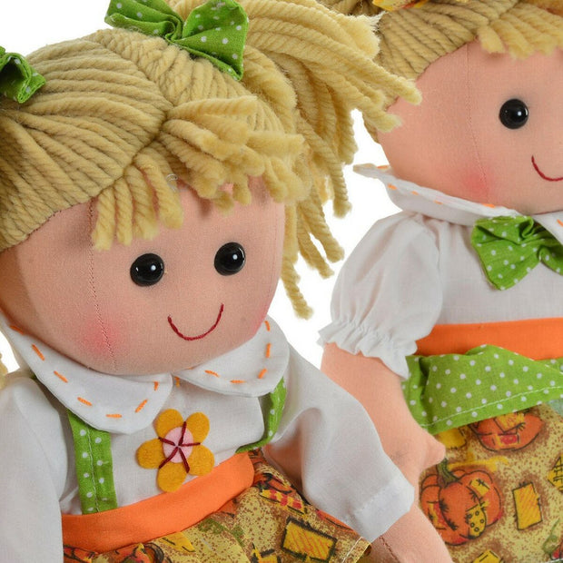 Rag Doll DKD Home Decor Dress (24 x 10 x 35 cm) (2 pcs)