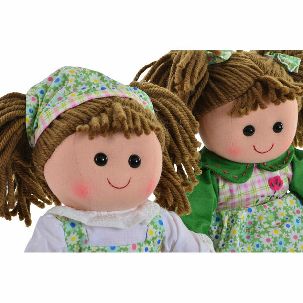 Rag Doll DKD Home Decor Dress (24 x 10 x 35 cm) (2 pcs)