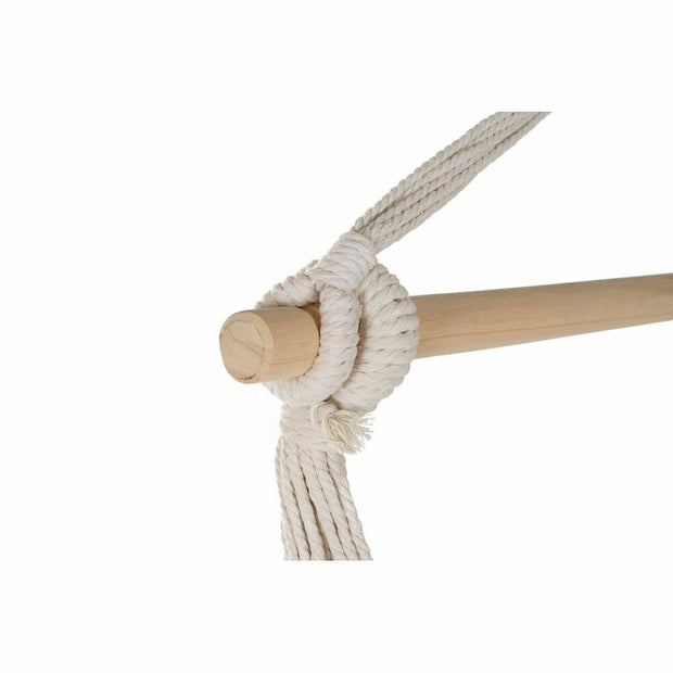 Hammock DKD Home Decor Beige Cotton Pinewood (90 x 90 x 135 cm)