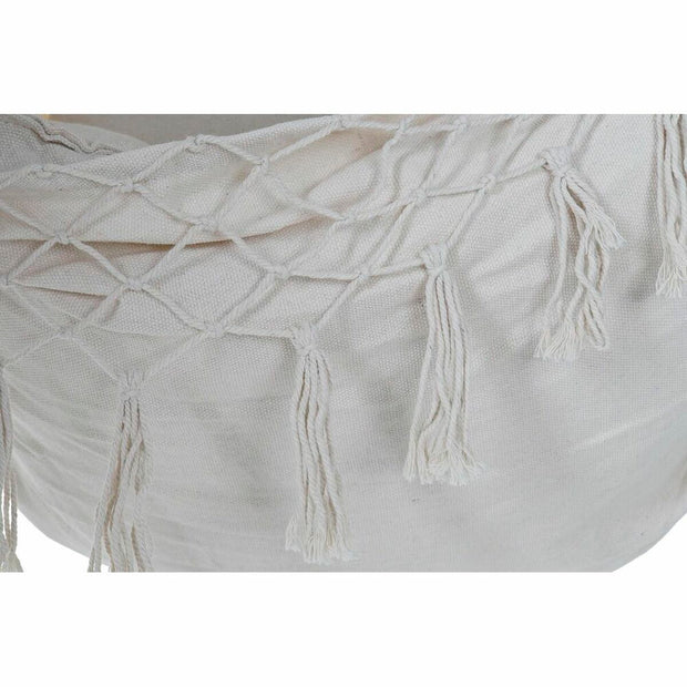 Hammock DKD Home Decor Beige Cotton Pinewood (90 x 90 x 135 cm)