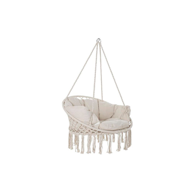 Hammock DKD Home Decor Beige Polyester Cotton (100 x 80 x 145 cm)