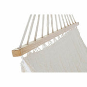Hammock DKD Home Decor Beige Polyester Cotton Pinewood (300 x 90 x 130 cm)