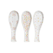 Löffelablage DKD Home Decor Blomster Dolomite (23 x 8 x 3 cm) (3 Stück)
