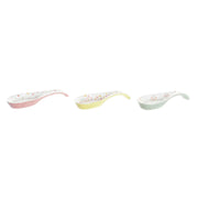 Löffelablage DKD Home Decor Blomster Dolomite (23 x 8 x 3 cm) (3 Stück)