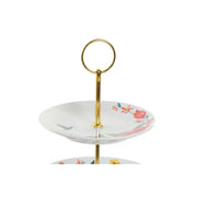 Obstschale DKD Home Decor Porzellan Metall (27 x 27 x 34 cm)