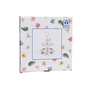 Obstschale DKD Home Decor Porzellan Metall (27 x 27 x 34 cm)
