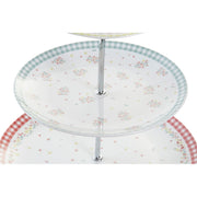Obstschale DKD Home Decor Porzellan Metall (27 x 27 x 34 cm)