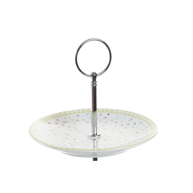Obstschale DKD Home Decor Porzellan Metall (27 x 27 x 34 cm)