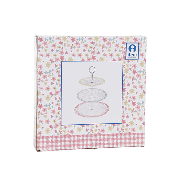Obstschale DKD Home Decor Porzellan Metall (27 x 27 x 34 cm)