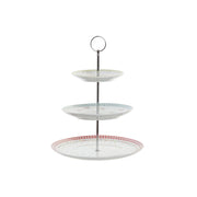 Obstschale DKD Home Decor Porzellan Metall (27 x 27 x 34 cm)