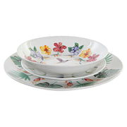 Geschirr-Set DKD Home Decor Tropical Porzellan (18 pcs)