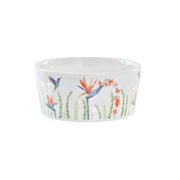 Satz für Appetithäppchen DKD Home Decor natürlich Bunt Bambus Steingut Tropical (19,7 x 19,7 x 1 cm) (5 pcs)