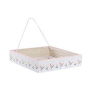 Serviettenring DKD Home Decor Tropic garden Metall MDF Bunt (18 x 18 x 4 cm) (2 Stück)