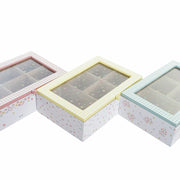 Teebox DKD Home Decor Kristall MDF (23 x 15 x 7 cm) (3 Stück)