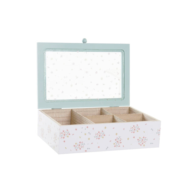 Teebox DKD Home Decor Kristall MDF (23 x 15 x 7 cm) (3 Stück)