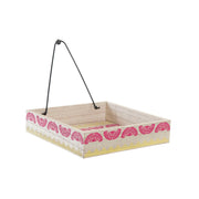 Serviettenring DKD Home Decor Africa Metall MDF (18 x 18 x 4 cm) (2 Stück)
