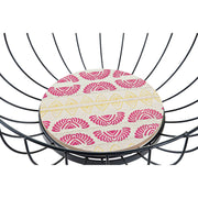 Obstschale DKD Home Decor Metall MDF (28 x 28 x 11 cm) (2 Stück)