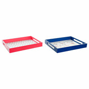 Tablett für Snacks DKD Home Decor MDF (2 Stück) (40 x 30 x 5 cm)